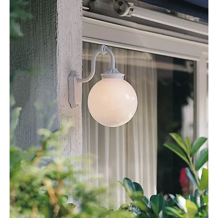 Konstsmide Arcturus wall light white, 1-light source