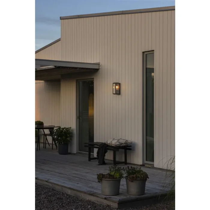 Konstsmide Carpi Outdoor Wall Light black, 1-light source