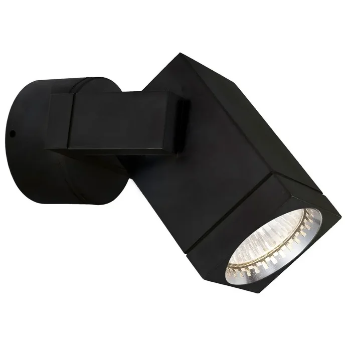KS Verlichting Cubic Wall Light black, 1-light source