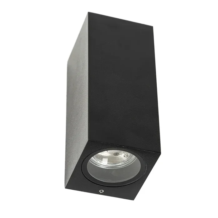 KS Verlichting GEO Outdoor Wall Light black, 2-light sources