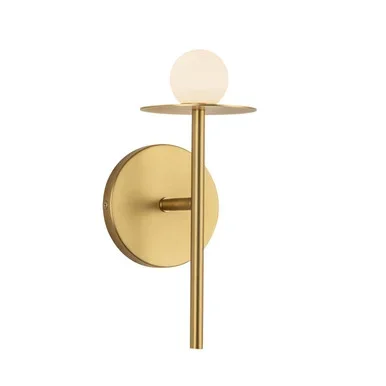 Kuzco Lighting Elixir LED Wall Sconce in Brushed Gold – WS15504-BG-UNV