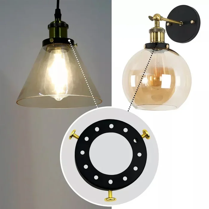 Lamp Shade Caps – Decorative Fits for Pendant Light Holders~5667