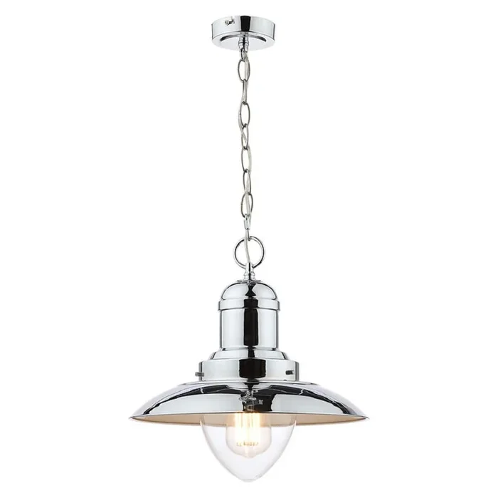 Laura Ashley LA3727704-Q Corbridge Pendant Polished Chrome