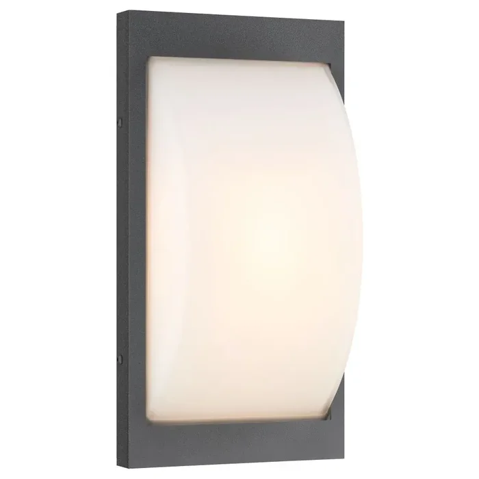 LCD EMDEN Outdoor Wall Light black, 1-light source