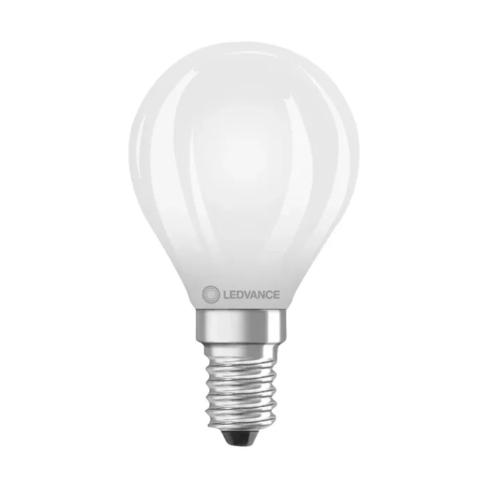 LED 45mm Round SES Cap 3.4W 470lm Cool White Frosted CRi90 Dimming