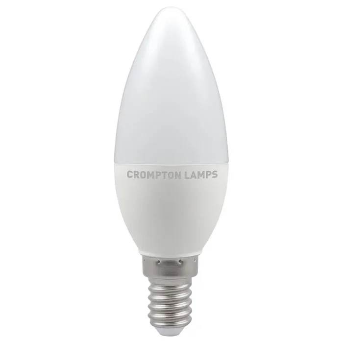 LED Candle 5.5W SES Opal Very Warm White Crompton Thermal Plastic 4658
