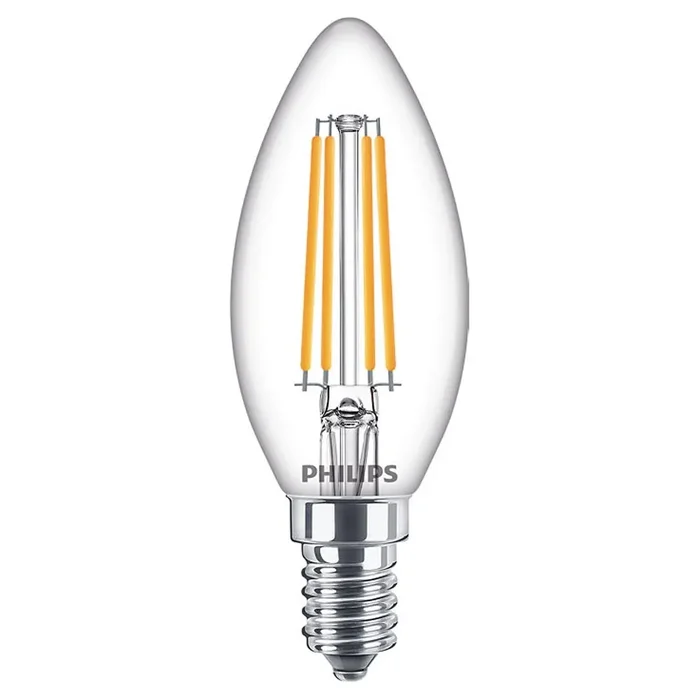 LED Candle 6.5W E14 Clear 2700K Philips CorePro