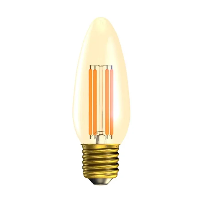 LED Dimming Vintage Filament Candle 35mm 4W E27 Gold 2000K BELL