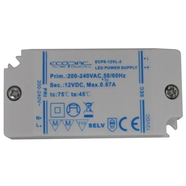 LED Driver Constant Voltage 8 Watt 24 Volt