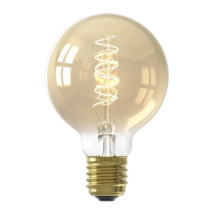 LED Filament Globe 80mm 3.8W 250lm E27 Gold Ultra Warm White Dimming