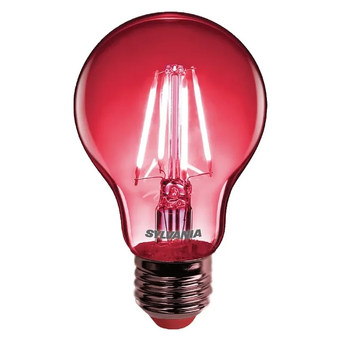 LED GLS 4W 240V ES Cap Red ToLEDo Retro Sylvania