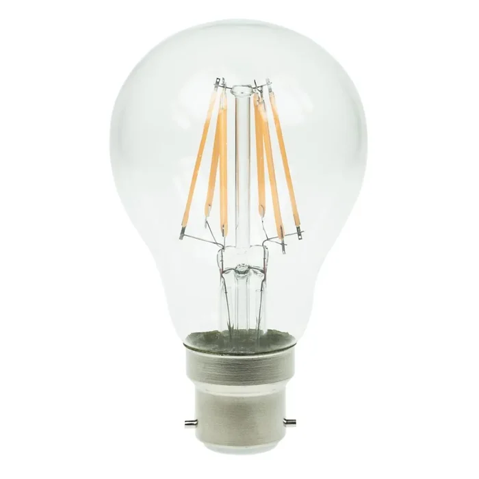 LED GLS 6W B22d Very Warm White Clear Prolite