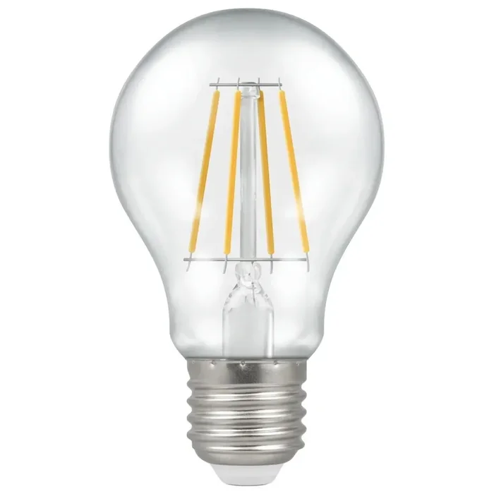 LED GLS 7W 806lm ES Clear Very Warm White Crompton