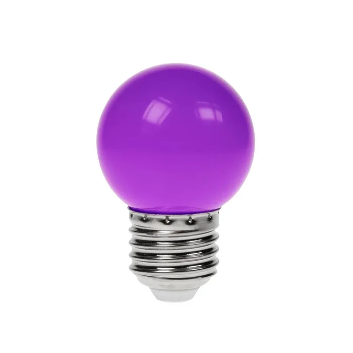 LED Golfball 45mm 1.5W ES Cap Purple