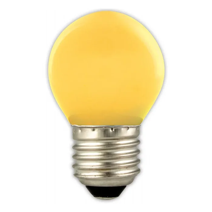 LED Golfball 45mm 1.5W ES Cap Yellow