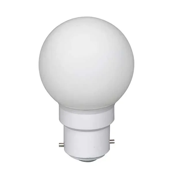 LED Golfball Miniglobes 1W BC White BELL
