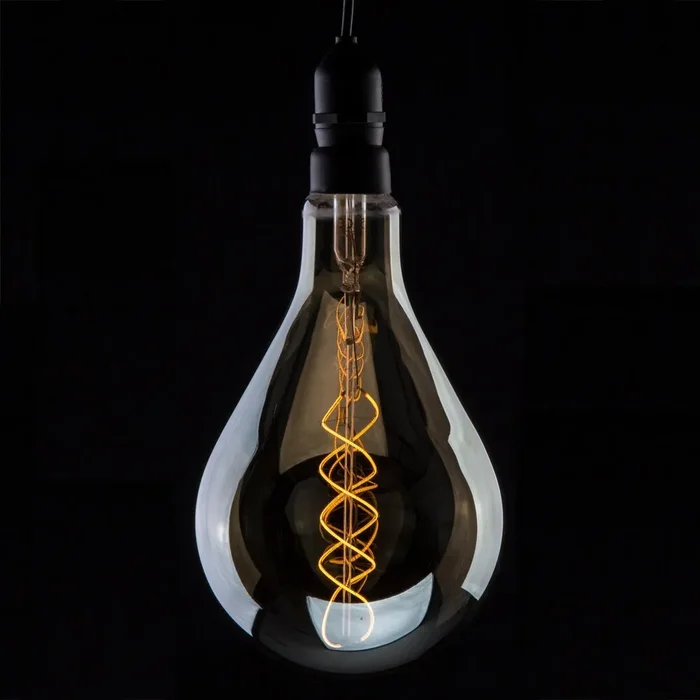 LED Smoky Filament GLS 160mm 240V 4W ES Gold Prolite Dimmable