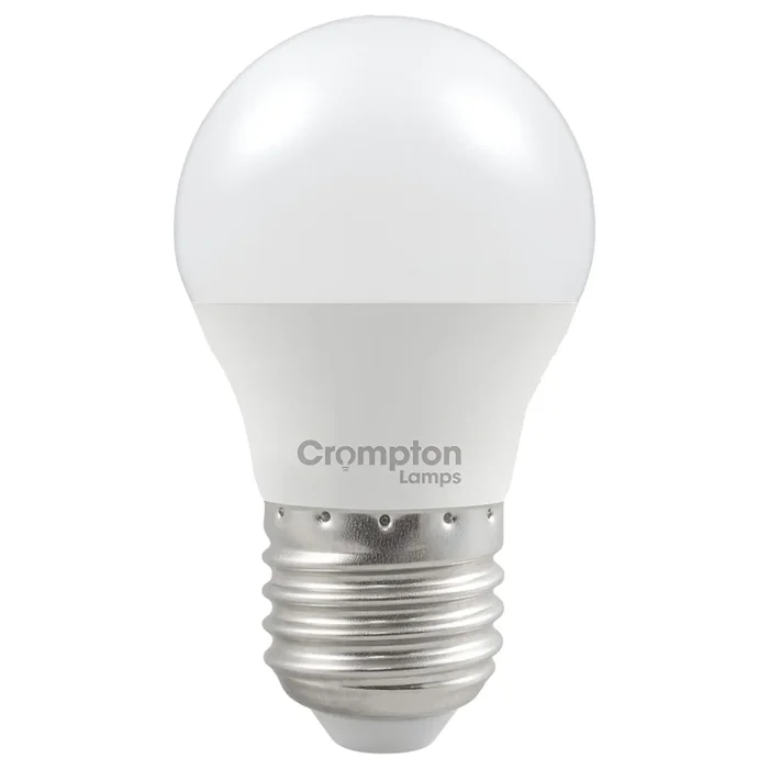 LED Thermal Plastic Golf Ball 6.5W (60W eq.) E27 Opal 6500K Dimmable