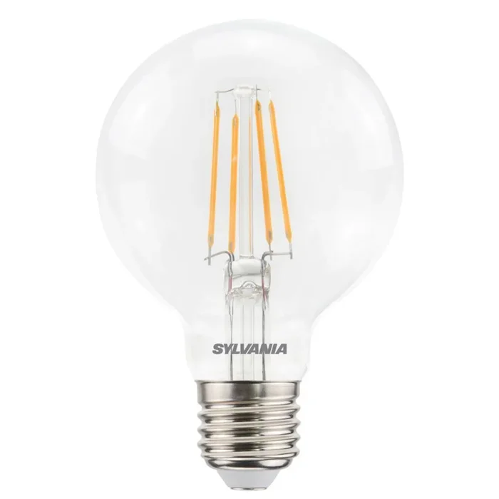 LED ToLEDo Filament Globe 80mm 6W ES Clear Very Warm White