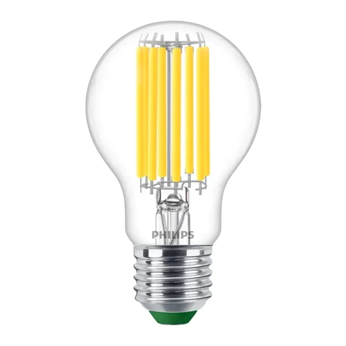 LED UE GLS Bulb 7.3W 1535lm ES 830 Warm White Clear Philips