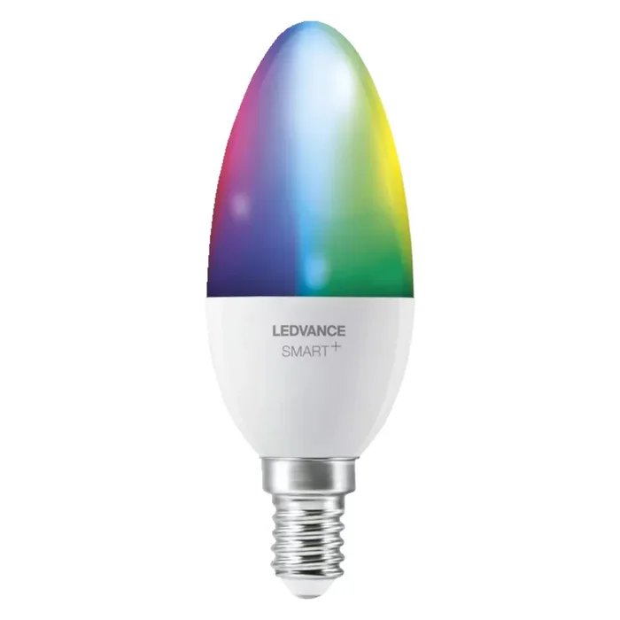 LED Wifi Controlled Candle 4.9W 470lm SES RGB Frosted Dim