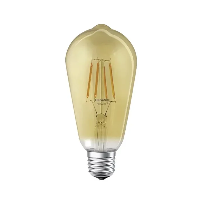 LED Wifi Controlled Squirrel Cage 6W 680lm ES Extra Warm White Gold Dim