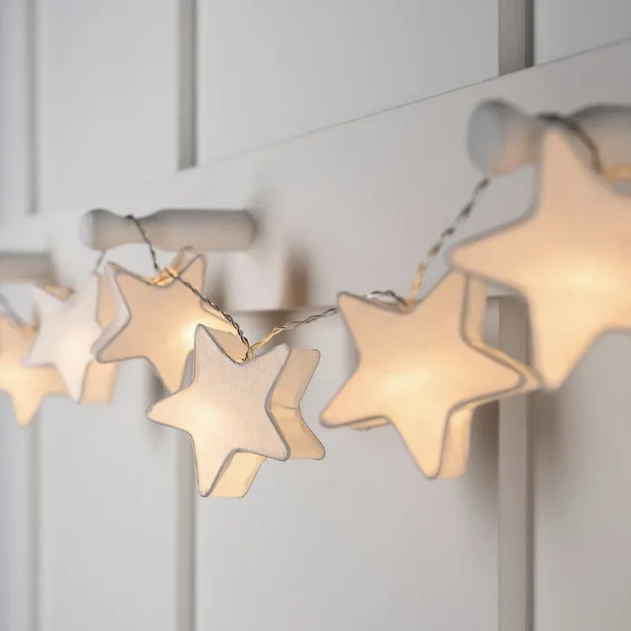 Leo Paper Star Battery Fairy Lights