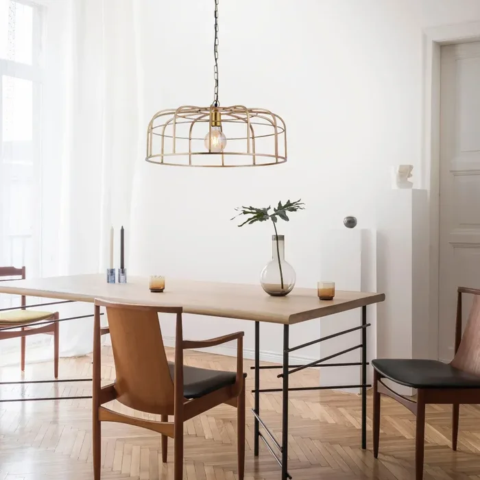 Leuchten-Direkt AMIR Pendant Light brass, 1-light source