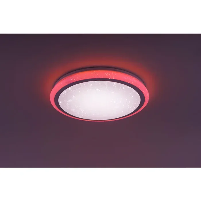 Leuchten Direkt Luisa Ceiling Light LED white, 2-light sources, Remote control, Colour changer