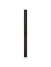 Lightologist Nordic Black 1 Metre Rectangular Outdoor Wall Lamp LO17482BL3