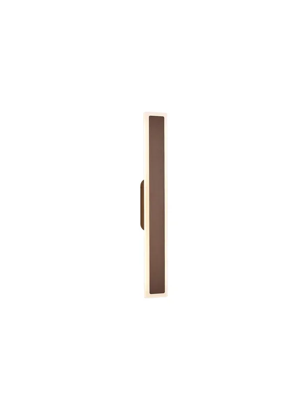 Lightologist Nordic Dark Brown 60cm Rectangular Outdoor Wall Lamp LO17480DB3