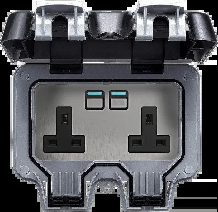 Lightwave Outdoor 2 gang Smart Socket