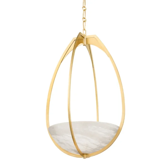 Lloyd 1-Light Pendant in Aged Brass 18.5L x 18.5W x 30.5H4319-AGB