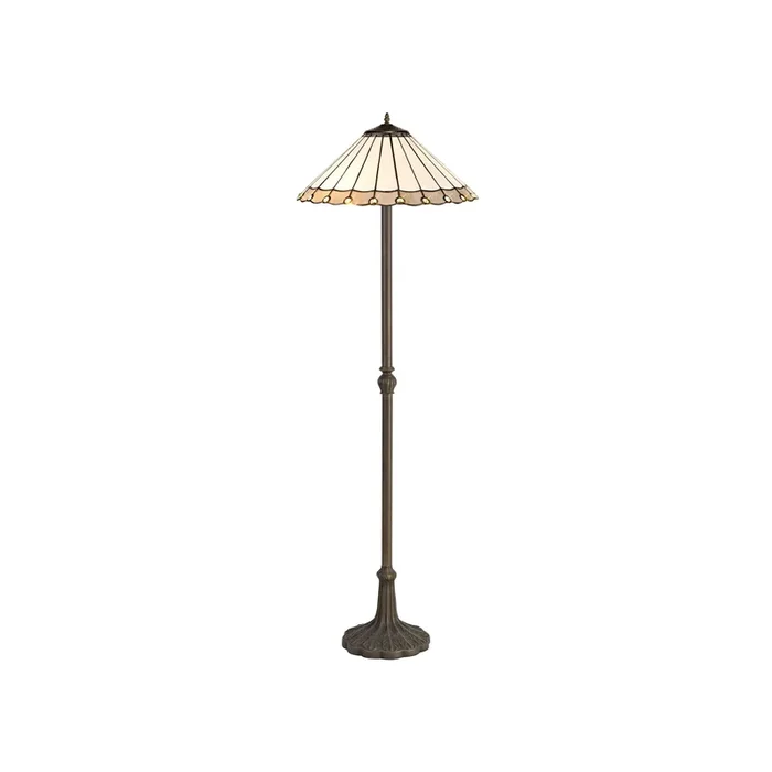 Loren 2 Light Leaf Design Floor Lamp EM6430-KHSA