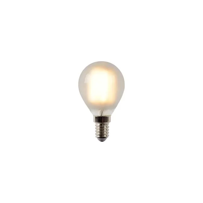 Lucide 4W Warm White Dimmable LED Golf Ball Frosted – Small Screw Cap