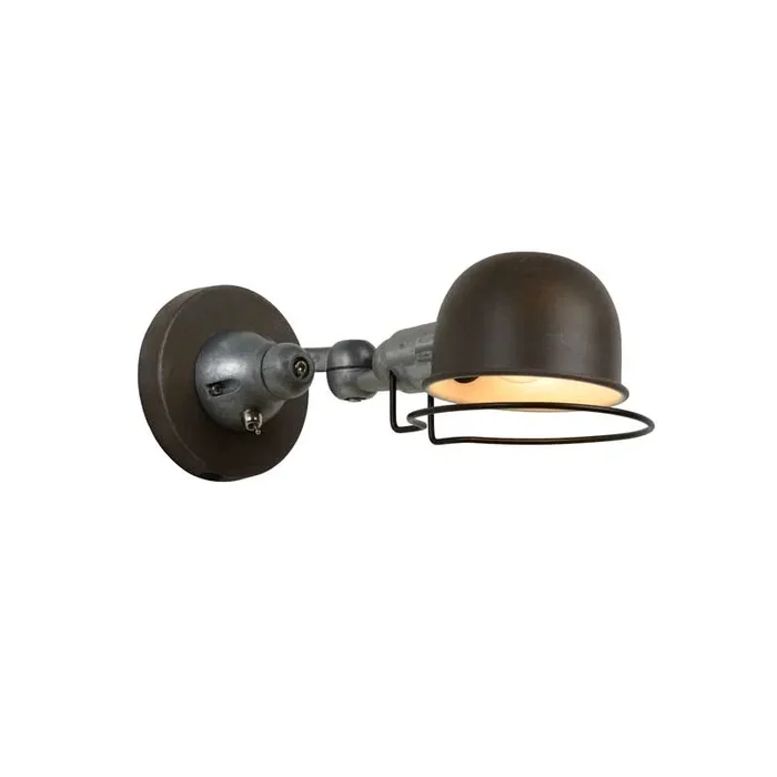 Lucide Honore Adjustable Wall Light – Rust Brown