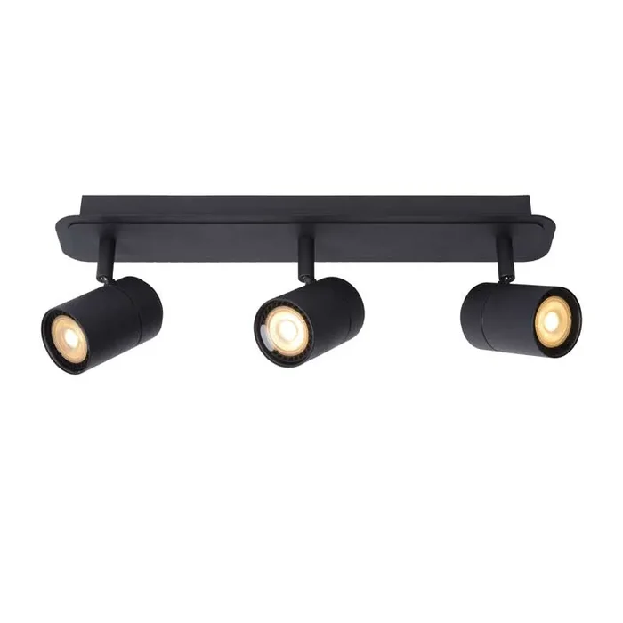 Lucide Lennert 3 Light LED Spotlight Plate – Black