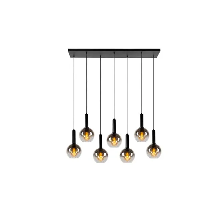 Lucide Marius 7 Light Bar Pendant – Black