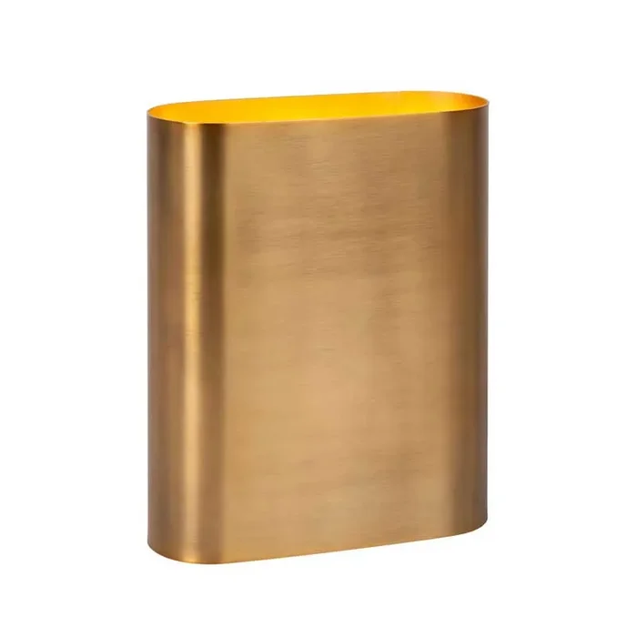 Lucide Ovalis Up & Down Wall Light – Matt Gold