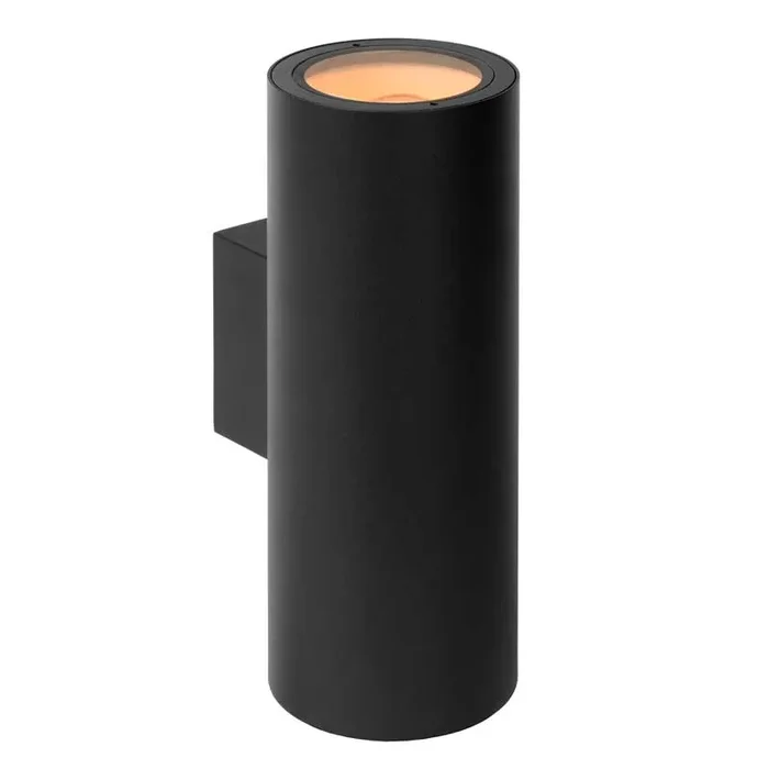 Lucide Volantis Outdoor Up & Down Wall Light – Black