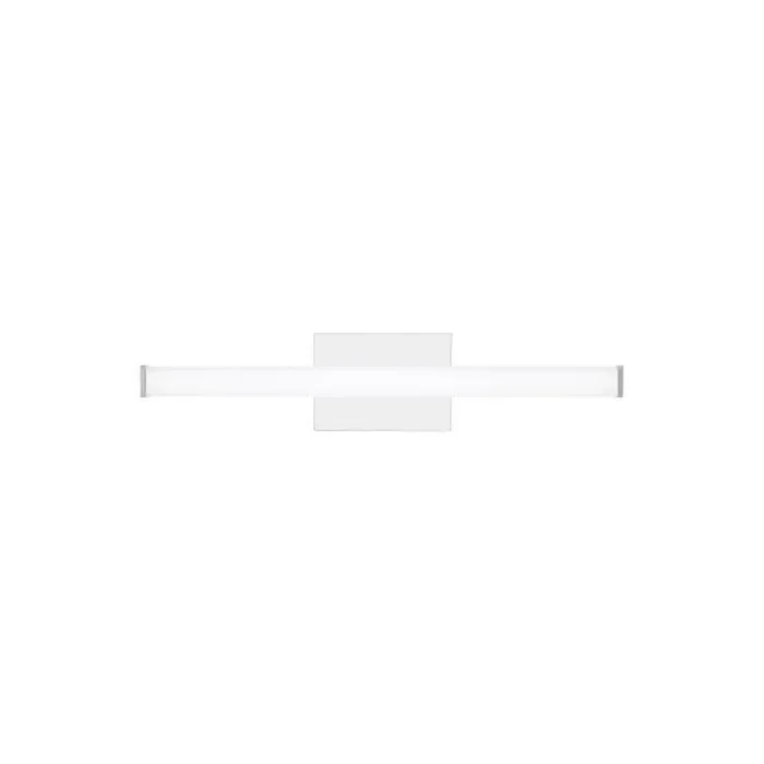 Lufe Square 24 Bath Bath Collection 1-Light LED 3000K Chrome by Sean Lavin700BCLUFS24C-LED930