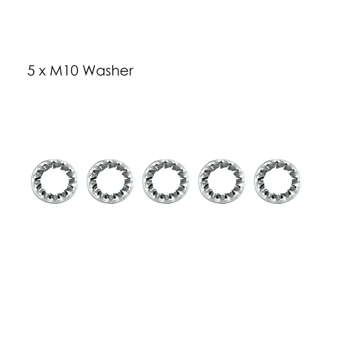 M10 Threaded Lamp Repair Hardware Assortment Pipe Nipples Washers 5pcs~2894