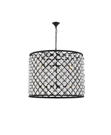 Madison 12 Light Chandelier (1204D35MB/RC)