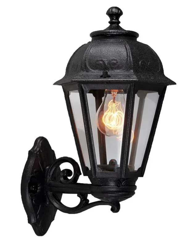 Magnalux Bisso/Saba Black Clear E27 Wall Light Part Number – BISSO/SABA