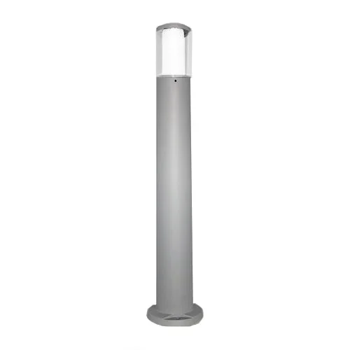 Magnalux Carlo 800mm Grey Clear LED 3.5W CCT Bollard Post Light Part Number – CARLO800GY