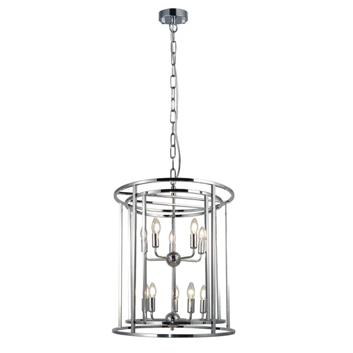 Magnalux Chester 10 Light Large Pendant Polished Chrome Part Number – CHE10CH