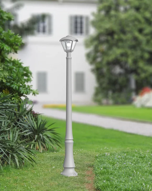Magnalux Dino Dario Grey 8.5W CCT Post Light Part Number – DINO/DARIOGY