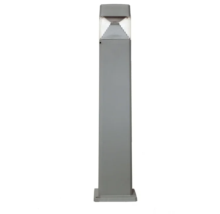 Magnalux Ester 800 mm Grey Clear LED 10W Bollard Post Light Part Number – ESTER800/LED10GY