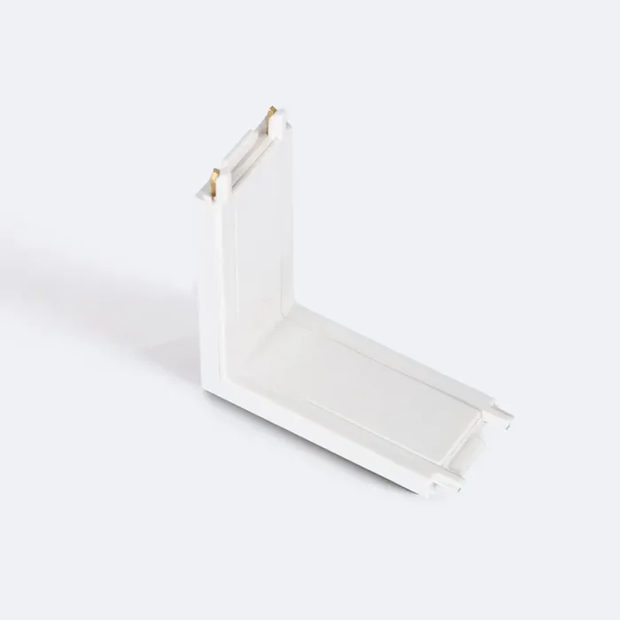 Magnetic Track 25mm Surface L Vertical Connector – White