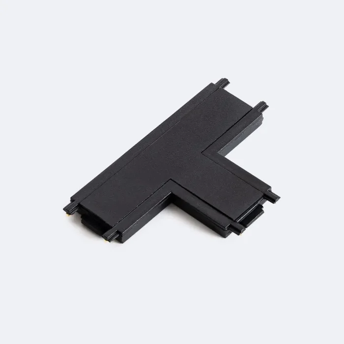 Magnetic Track 25mm Surface T Horizontal Connector – Black